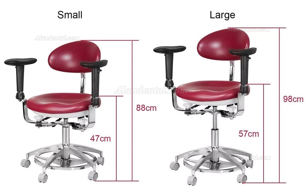 TYTC JKS 037 Dental Medical Microscope Stool Surgeon Chair with Armrest